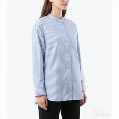 막스마라 브레마 19191083 002 19191083600 코튼 셔츠 썸네일 1