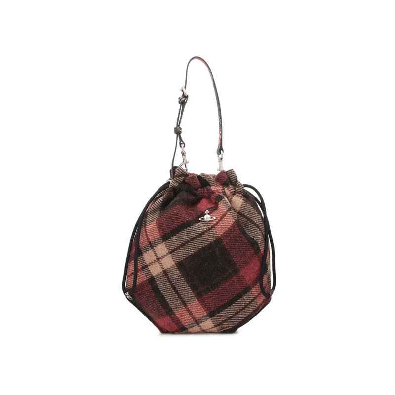 비비안웨스트우드 26SS 드로스트링 체크 파우치백 멀티 57010006U W018D H201 - Vivienne Westwood