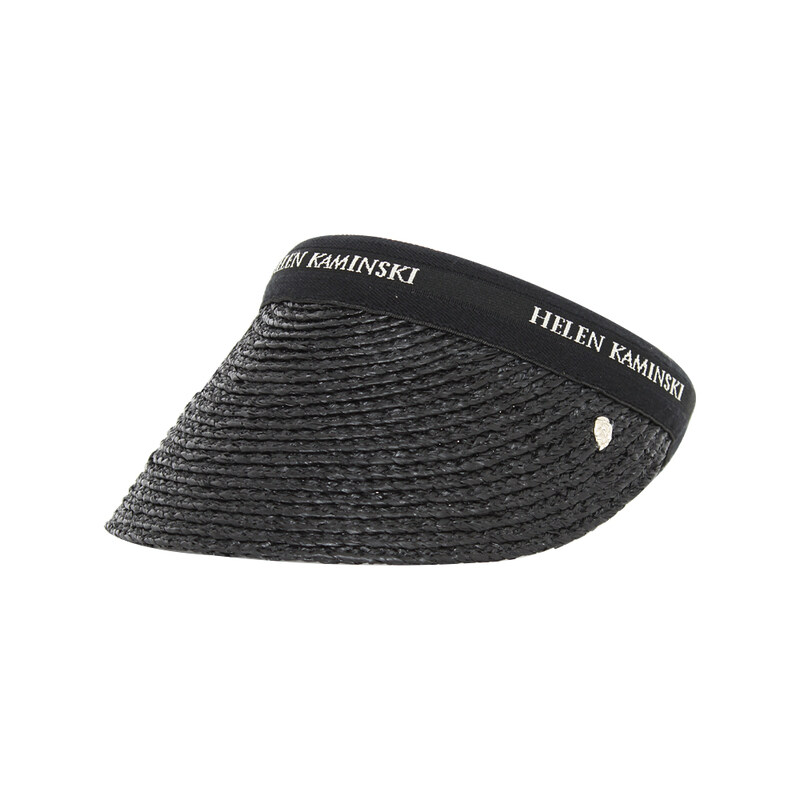 헬렌카민스키  라피아 비앙카 썬바이저 썬캡 HAT52491 CHARCOAL BLACK - Helen Kaminski