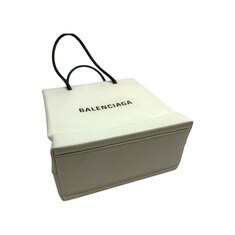 발렌시아가 쇼핑 XXS 597858 화이트 여성 토트백 썸네일 3