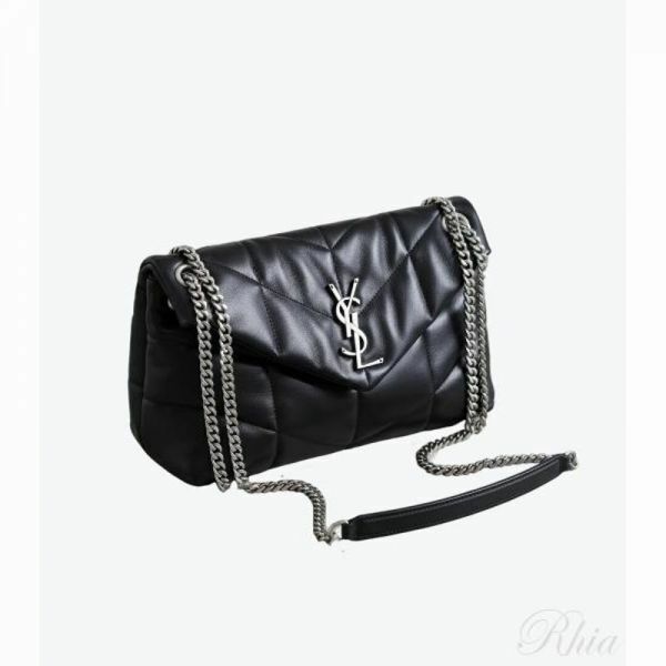 생로랑 퀼팅 푸퍼 스몰 백 577476 1EL00 1000 - Saint Laurent