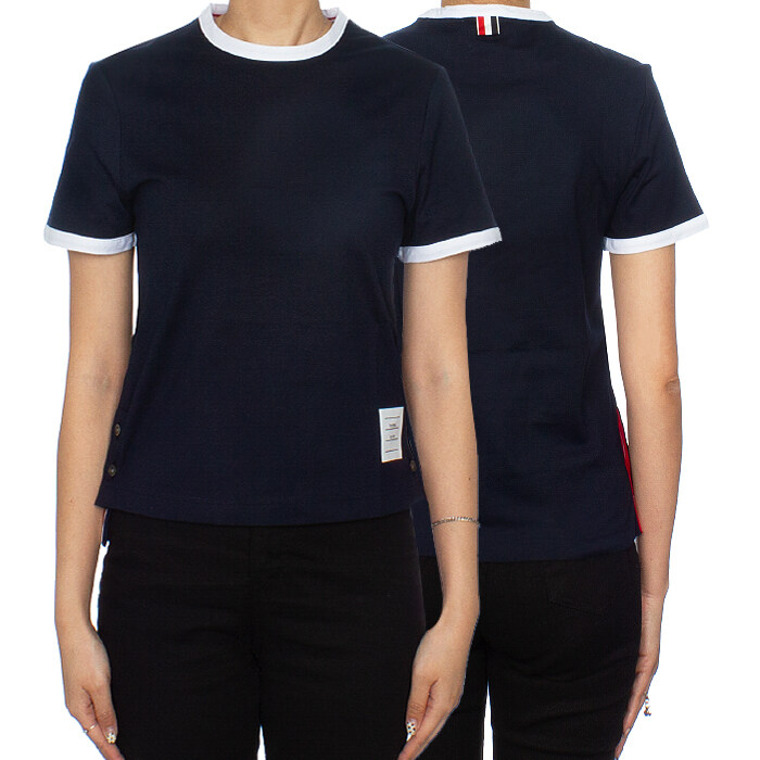 톰브라운 26SS 슬리브 링거 티셔츠 FJS075A 00042 415 - Thom Browne