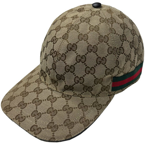 [구찌] GG 캔버스 웹 베이스볼 캡 베이지 공용 모자 200035 KQWBG 9864 / TJ - Gucci