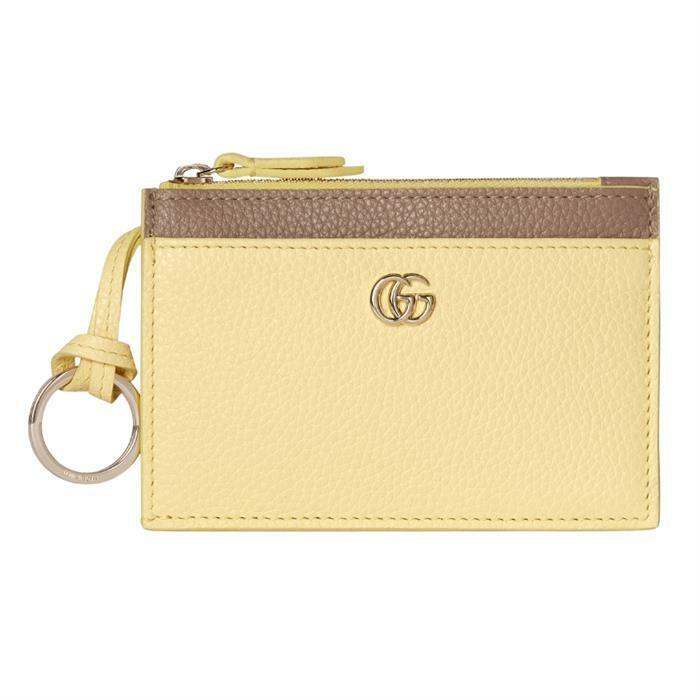 구찌 GG 마몽 바이컬러 지퍼 키 파우치 837966 AAFXL 7543 - Gucci