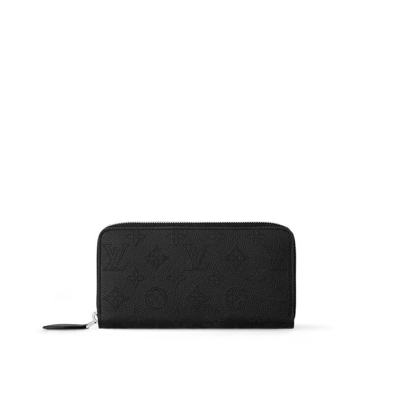 루이비통 지피 월릿 마히나 가죽 여성 장지갑 블랙 M61867 - Louis Vuitton
