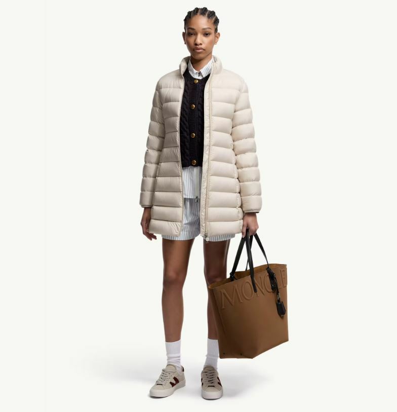 [배송] 몽클레어 패치로고 Igesse 이게세 다운자켓 패딩 라이트베이지 1c00001596zr-20n - Moncler
