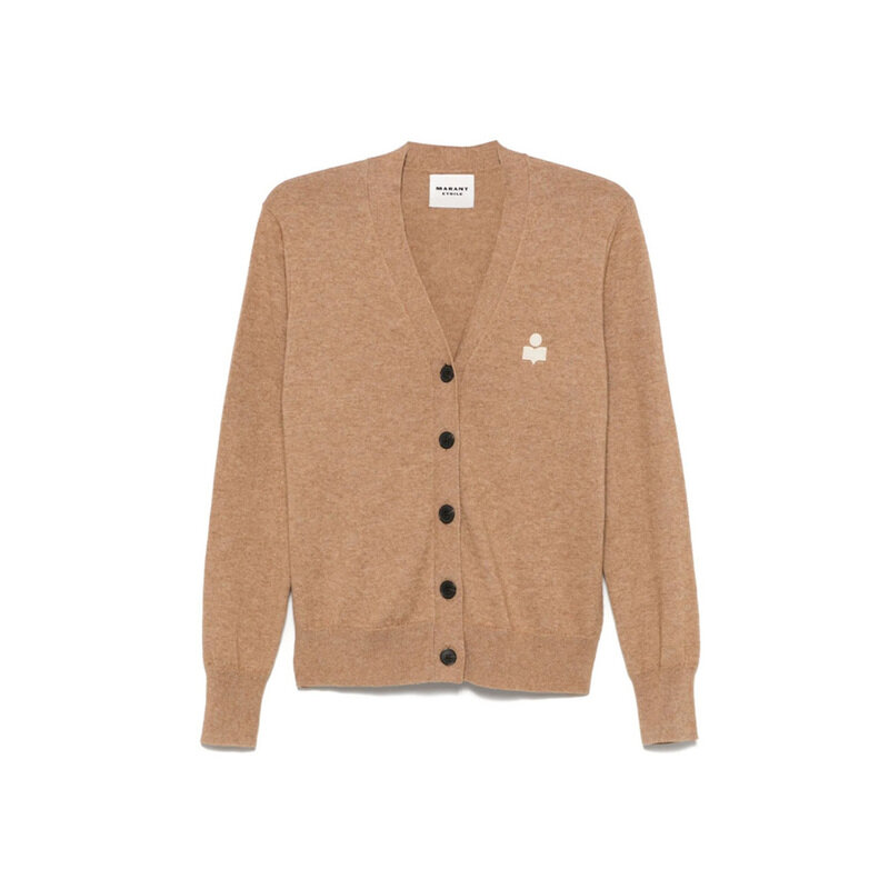 26SS 카리나 KARINA 로고 가디건 카멜 CA0104FA C1L17E 50CM - Isabel Marant