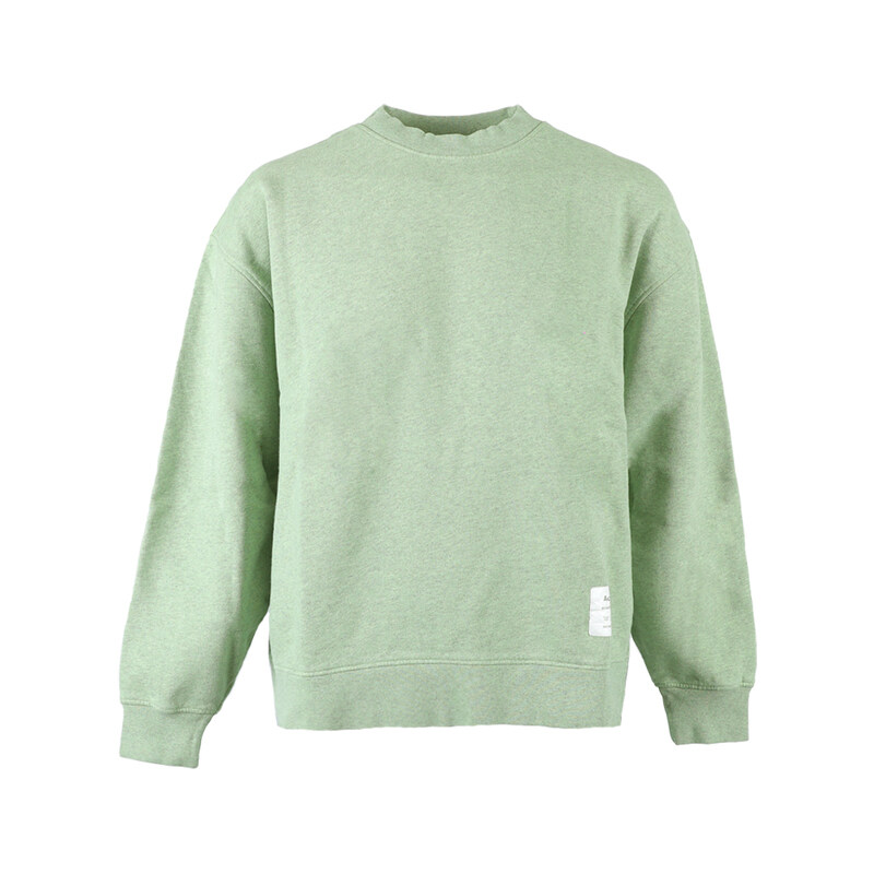 15주년 로고 라벨 패치 기모 맨투맨 그린멜란지 AI0018 AF7 - Acne Studios