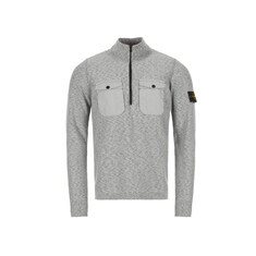 14주년 와펜 포켓 반집업 니트 보카시 그레이 7015555B0 V1063 썸네일 1
