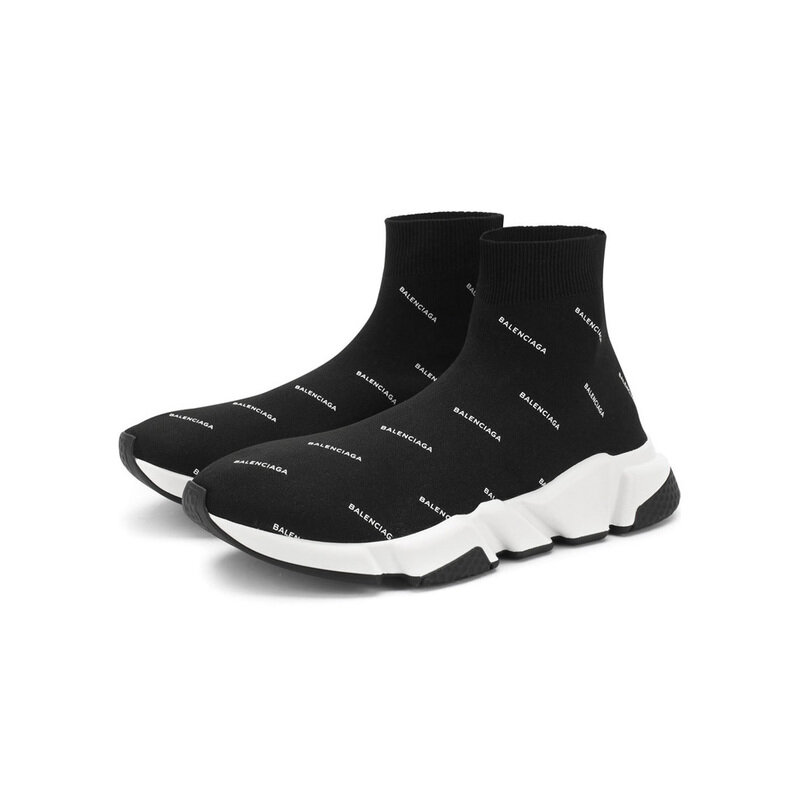 15주년 멀티 로고 스피드러너 블랙 506336 W0650 1006 - Balenciaga