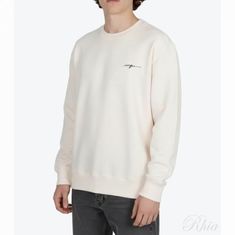 MSGM 로고 자수 맨투맨 3640MM102 247001 02 썸네일 1
