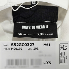 논현 더팩토리 26SS MM6 메종 마르지엘라 넘버 로고 반팔티 (S52GC0327 M20170 101) 썸네일 6