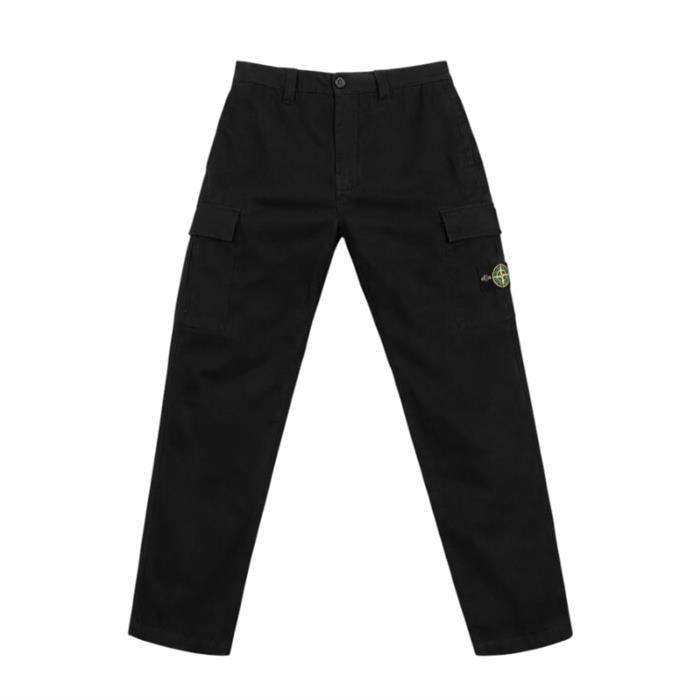 스톤아일랜드 카고 스트레이트 팬츠 블랙 3100012 S0164 V0029 - Stone Island