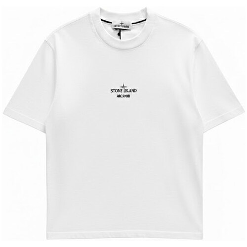 [스톤아일랜드] 26SS ARCHIVIO 라운드 반팔티셔츠 화이트 남성 티셔츠 L1S152100023 S0091 V0001 / TTA - Stone Island
