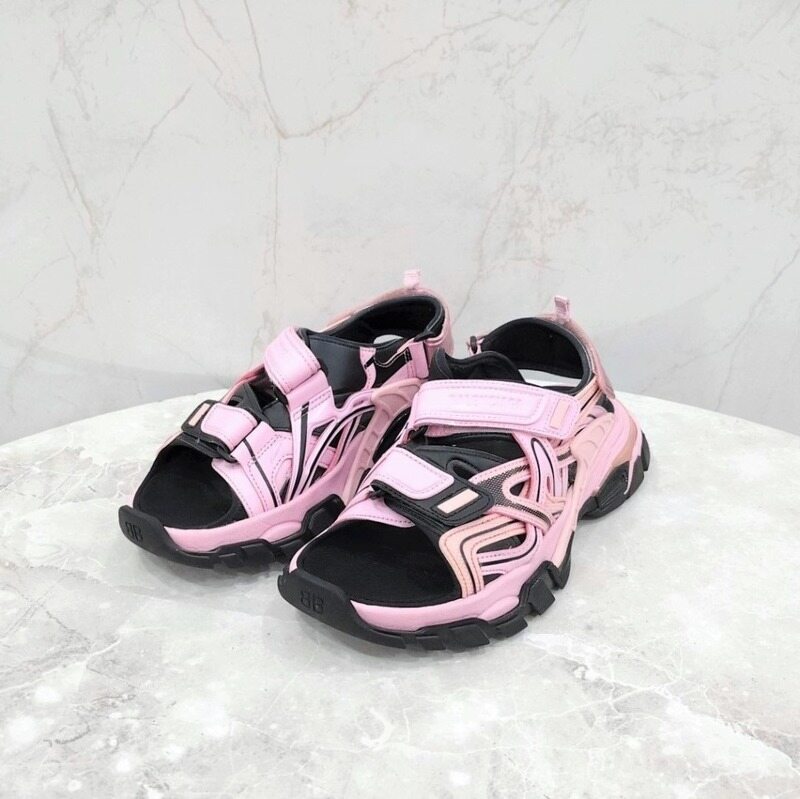 [럭스유] 37 / 발렌시아가 여성 핑크 트랙 샌들 617543 - Balenciaga