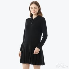 샌디리앙 헤이그 스웨터 드레스 F24K020 Y003 원피스 썸네일 1
