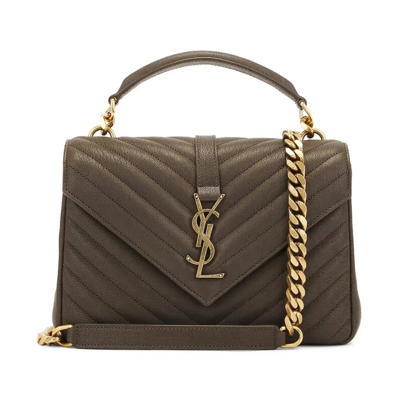 생로랑 금장 컬리지 숄더백 미듐 라이트 머스크 600279 BRM07 3212 - Saint Laurent