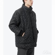 니들스 후드 수르 코트 플로럴 Jq 블랙 PU120 서 프로랄 자카드 썸네일 1