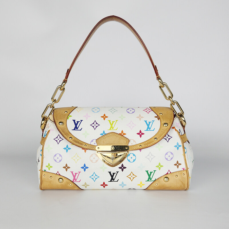 루이비통 화이트 멀티 비버리 MM 여성 숄더백 119603304 - Louis Vuitton