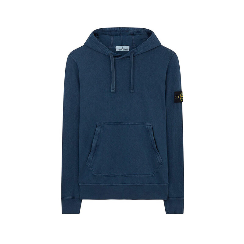 15주년 와펜 패치 후드티 다크블루 721564960 V0128 - Stone Island