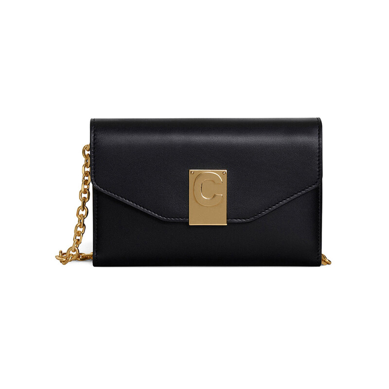 15주년 C로고 금장 체인 아이폰 케이스 블랙 10C543 BLJ 38NO - Celine