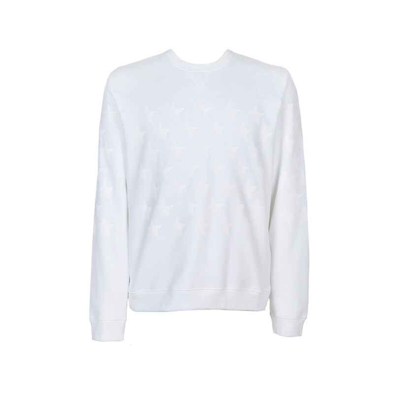 15주년 스타 프린트 맨투맨 화이트 MV3MF04N 480 0BO - Valentino Garavani