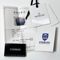 [1사이즈] 몽클레어 클로에 라쿤 퍼 여성 롱패딩 블랙 썸네일 1
