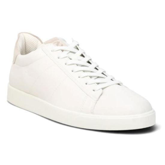 25FW 에코 스니커즈 52130458336 WHITE GRAVEL DOM - Ecco