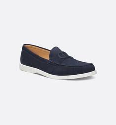 25FW 디올 그랑빌 로퍼 그랑빌   3LO169ZSI530 NAVY BLUE DOM 썸네일 1