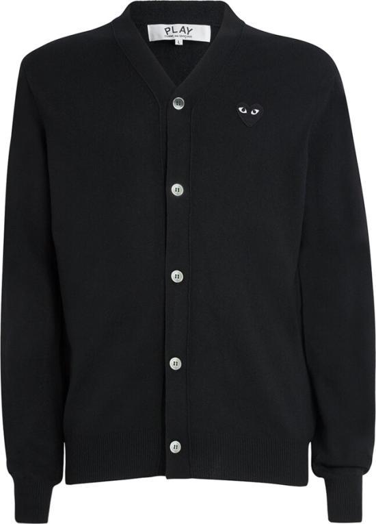 25FW 꼼데가르송 가디건 P1N024AZN0240511 BLACK DOM - Comme des Garcons