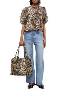 26SS 가니 블라우스 F9116943 LEOPARD DOM 썸네일 2