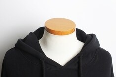 오프화이트 블랙 후드 기모 티셔츠 XL (105-110) S 썸네일 4