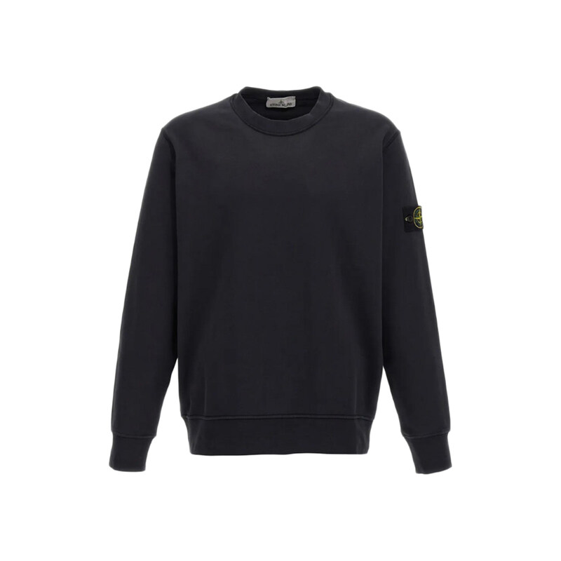 스톤 26SS 와펜 패치 맨투맨 블랙 L1S15 6100060 S0051 V0029 - Stone Island