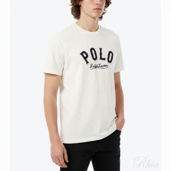 폴로랄프로렌 26SS 화이트 코튼 티셔츠 710P07349005 - Polo Ralph Lauren