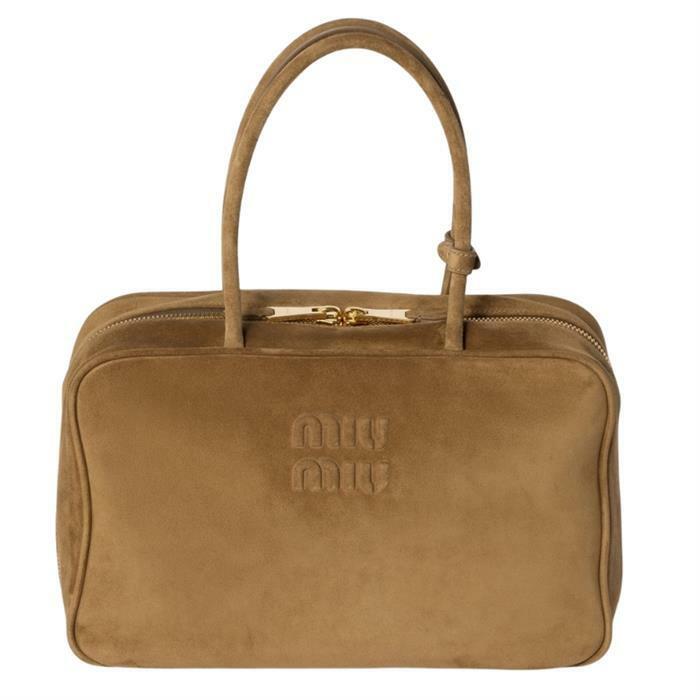 미우미우 스웨이드 보 백 라지 5BB117 2CSS F0393 - Miu Miu
