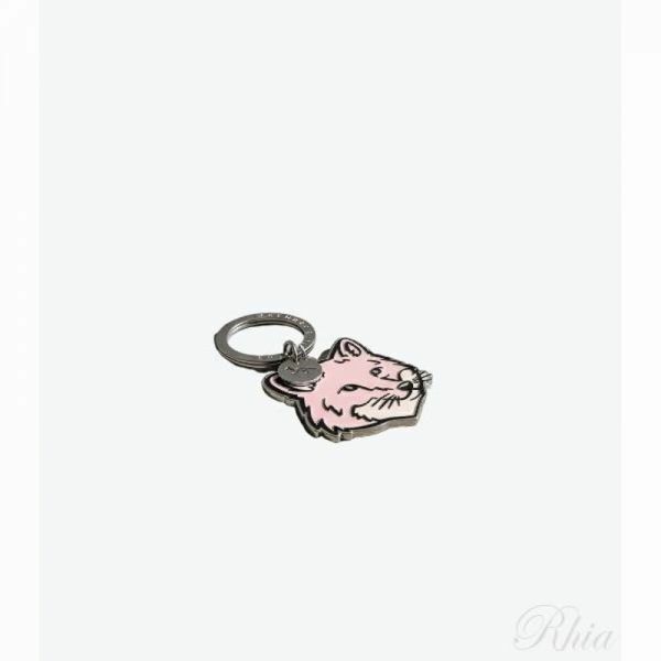 메종키츠네 볼드 폭스 헤드 키링 MM06904AM1002 P616 메탈 - Maison Kitsune