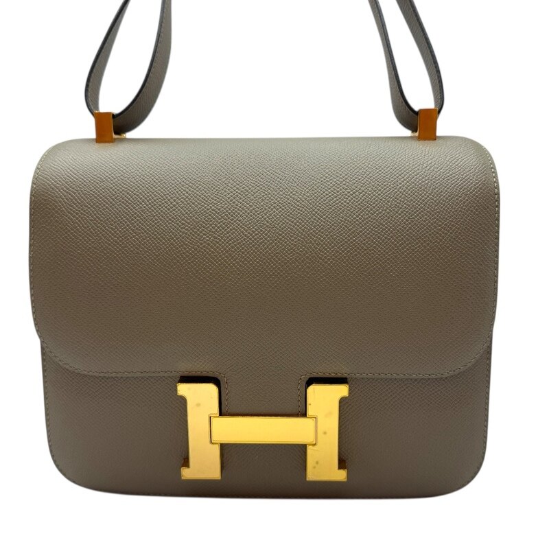 에르메스 콘스탄스 24 앱송 에땅 금장 플랩 여성 숄더백 - Hermes