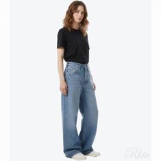 자크뮈스 26SS LE 드님 라지 PAW00036AD00038 33C 와이드 드 님 데님 팬츠 썸네일 1