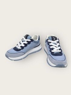 [중고명품/루이스잇] 6.5 / 루이비통 25FW 블루 LV 클래식 스니커즈 썸네일 2