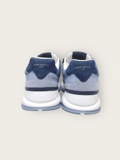 [중고명품/루이스잇] 6.5 / 루이비통 25FW 블루 LV 클래식 스니커즈 썸네일 6