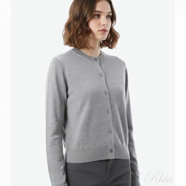 메종키츠네 베이비 폭스 패치 레귤러 가디건 MW00507KT1036 H131 - Maison Kitsune