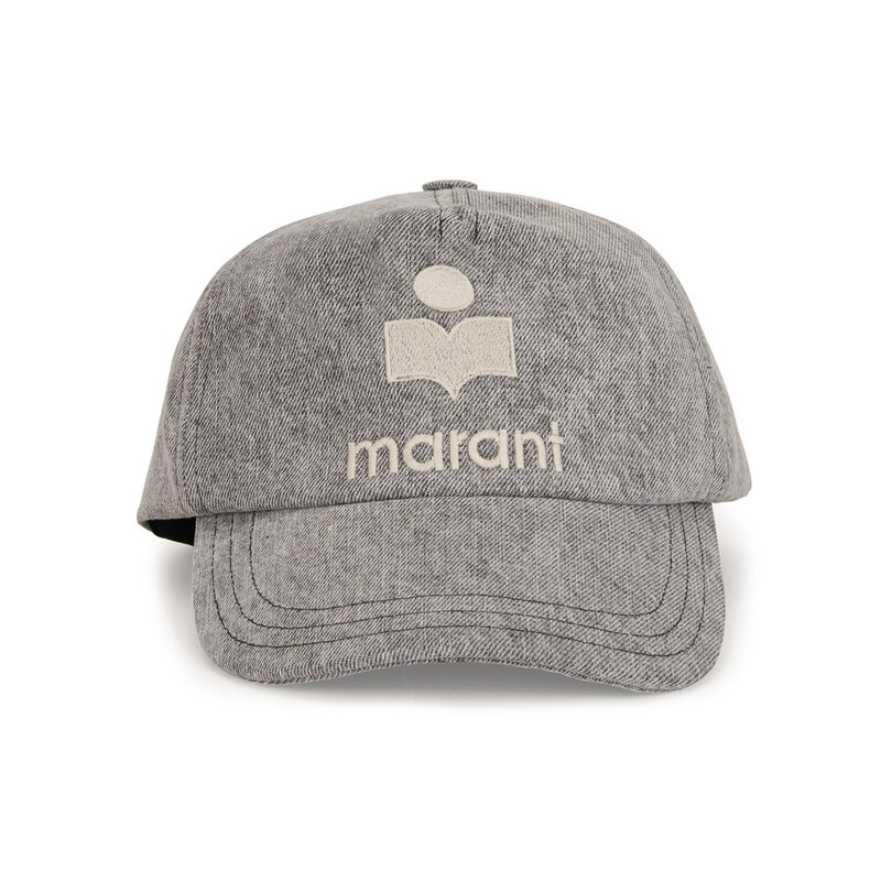 15주년 타이론 TYRONH 로고 울 캡모자 그레이 CQ0028 22P021J 02GY - Isabel Marant