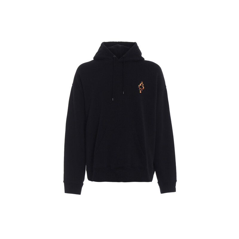 15주년 파이어 크로스 후드티 블랙 CMBB034S186302111088 - Marcelo Burlon