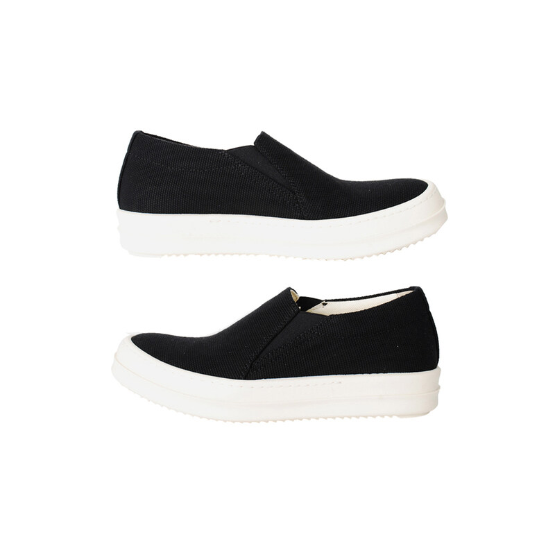 15주년 여성 슬립온 스니커즈 블랙 DS17F2803 CV 91 - Rick Owens