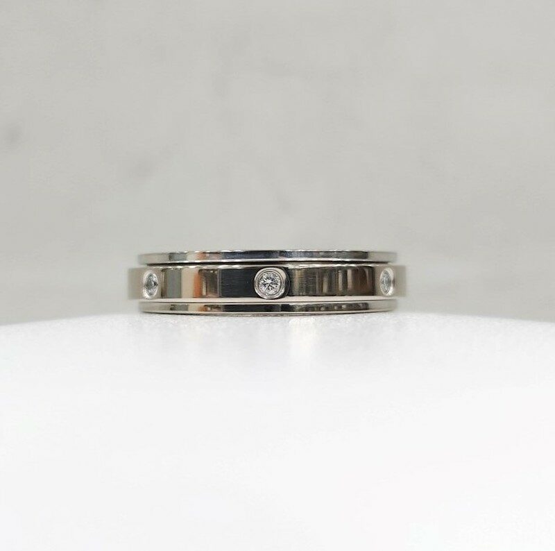 [럭스유] 피아제 다이아 7P 포제션 링 18K 화이트골드 61호 G34PQ300 - Piaget