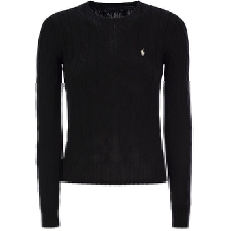 폴로랄프로렌 25SS 여성 화이트 포니 자수 니트 블랙 211891640 027 - Polo Ralph Lauren