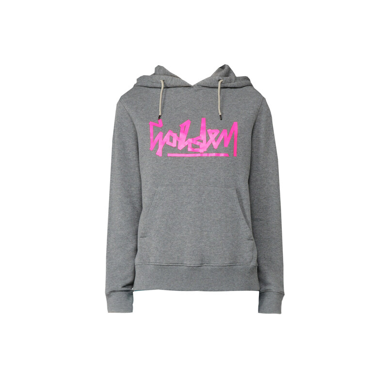 15주년 핑크 로고 프린팅 후드티 그레이 GWP00338 P000212 60263 - Golden Goose