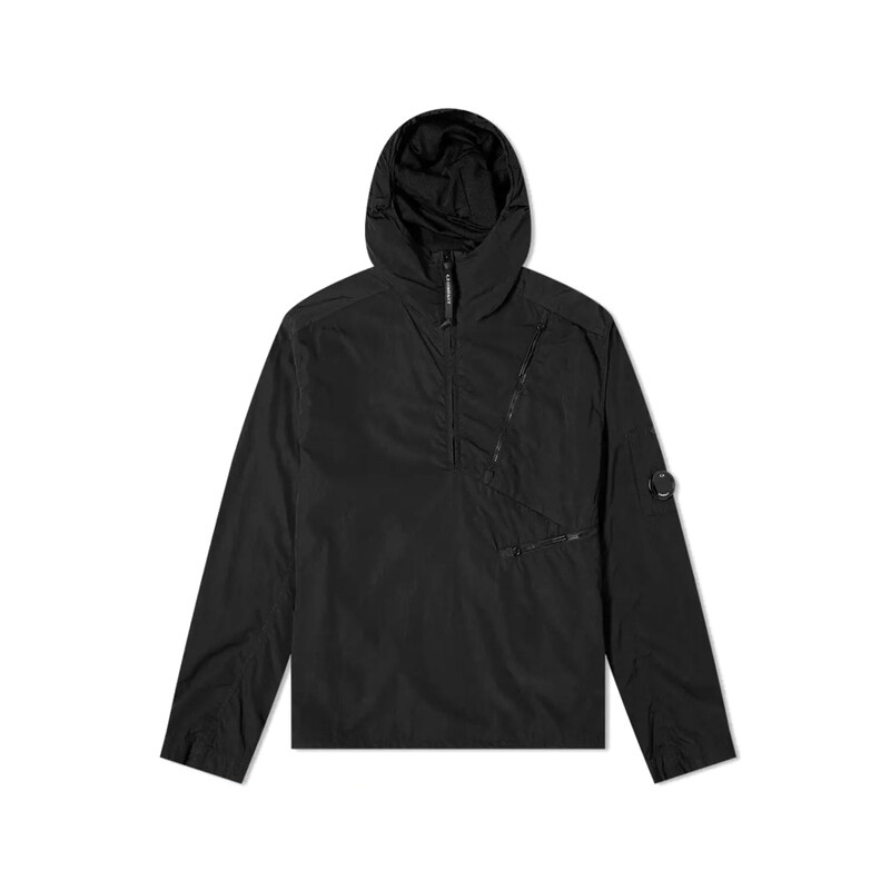 15주년 렌즈 와펜 오버핏 아노락 후드자켓 블랙 09CMOS072A 005148G 999 - CP company
