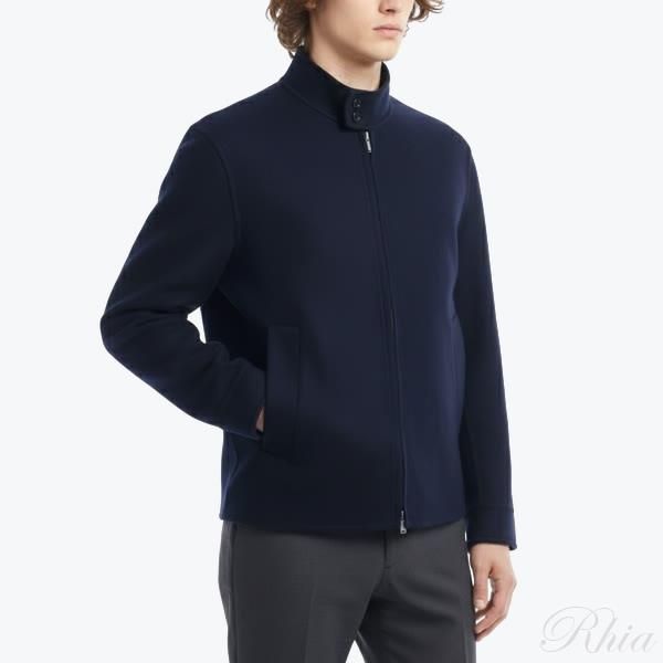 라르디니 캐시미어 블렌드 울 해링턴 자켓 AABERIT AAC65630 850 - Rvr Lardini