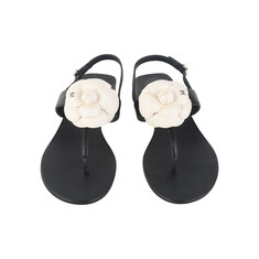 샤넬 G37117 CC로고 까멜리아 샌들 37사이즈 (백화점인보이스) 36563Y 썸네일 1